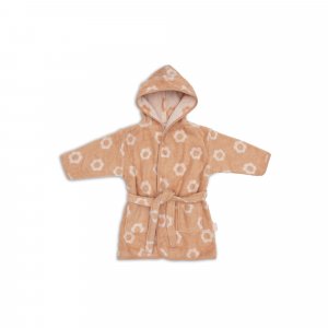 Peignoir éponge enfant jacquard flower 1-2 ans Jollein