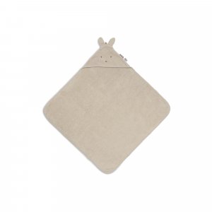 Cape de bain bébé éponge 75x75 cm miffy warm sand Jollein