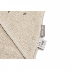 Cape de bain bébé éponge 75x75 cm miffy warm sand Jollein