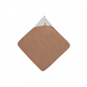 Cape de bain bébé 75x75 cm jersey teddy bear Jollein