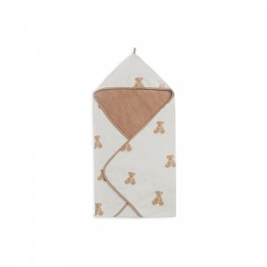 Cape de bain bébé 75x75 cm jersey teddy bear Jollein