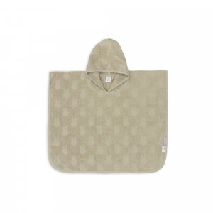 Poncho de bain éponge miffy jacquard olive Jollein