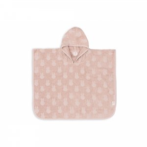 Poncho de bain éponge miffy jacquard wild rose Jollein