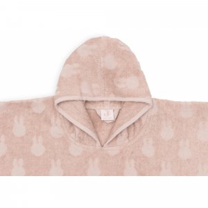 Poncho de bain éponge miffy jacquard wild rose Jollein