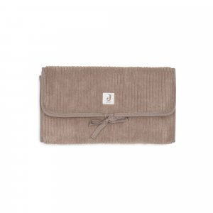 Tapis à langer nomade cloudy rib milky coffee Jollein