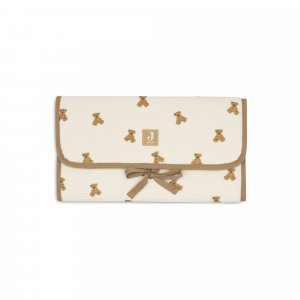 Tapis à langer nomade little waffle mini teddy bear Jollein
