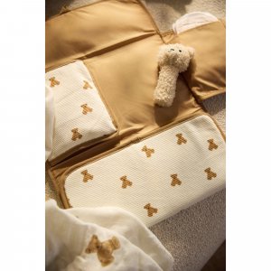 Tapis à langer nomade little waffle mini teddy bear Jollein