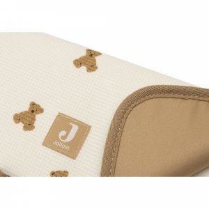 Tapis à langer nomade little waffle mini teddy bear Jollein