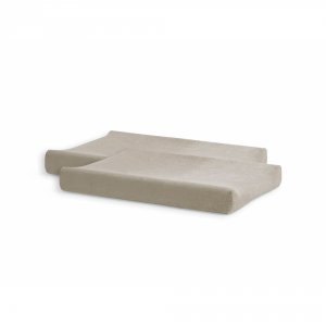 Lot de 2 housses matelas à langer éponge 50 x 70 cm nougat Jollein
