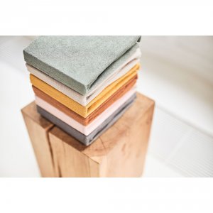 Lot de 2 housses matelas à langer éponge 50 x 70 cm nougat Jollein