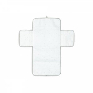 Tapis à langer nomade gaze de coton olive green Jollein