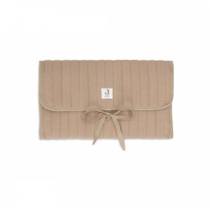 Tapis à langer nomade gaze de coton biscuit Jollein