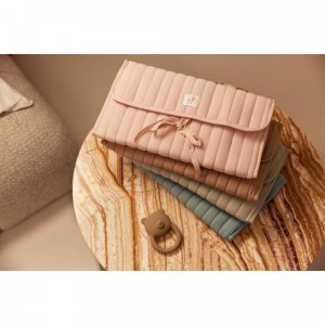 Tapis à langer nomade gaze de coton wild rose Jollein