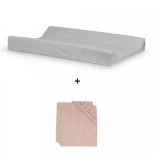 Pack matelas à langer 50 x 70 cm avec 2 housses éponge Jollein