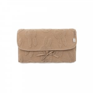 Tapis à langer nomade miffy jacquard teddy biscuit Jollein