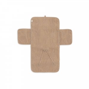 Tapis à langer nomade miffy jacquard teddy biscuit Jollein