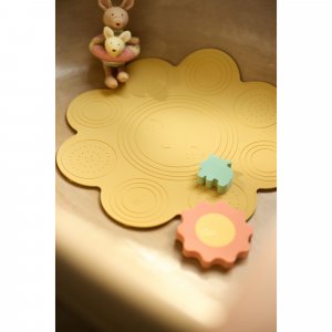 Tapis de bain silicone antidérapant bébé sun honey Jollein