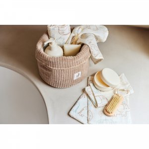 Lot de 3 gants de toilette gaze de coton elephant tales Jollein