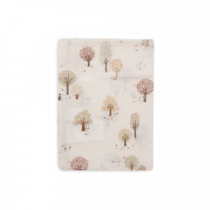 Lot de 3 gants de toilette gaze de coton tiny park Jollein