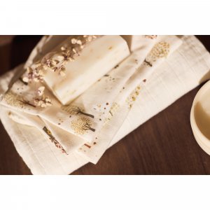 Lot de 3 gants de toilette gaze de coton tiny park Jollein