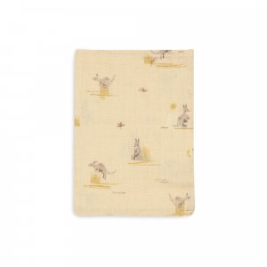 Lot de 3 gants de toilette gaze de coton kangaroots Jollein