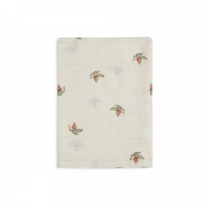 Lot de 3 gants de toilette gaze de coton rosehip Jollein