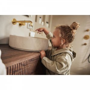 Peignoir éponge 1-2 ans miffy jacquard olive Jollein