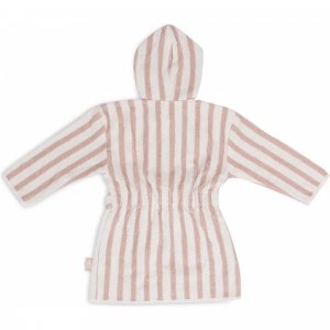 Peignoir enfant éponge 1-2 ans stripe wild rose Jollein
