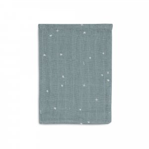 Lot de 3 gants de toilette gaze de coton twinkling sea green Jollein