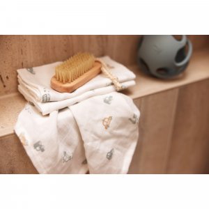 Lot de 3 gants de toilette gaze de coton on the go Jollein