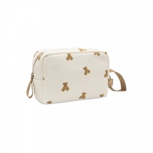 Trousse de toilette bébé little waffle mini teddy bear Jollein