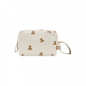 Trousse de toilette bébé little waffle mini teddy bear Jollein