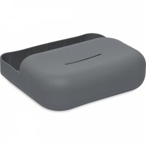 Boîte à lingettes silicone storm grey Jollein