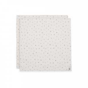Lot de 2 langes gaze de coton 115 x 115 cm animal friends Jollein