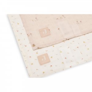 Lot de 2 langes gaze de coton 115 x 115 cm pretty picnic Jollein