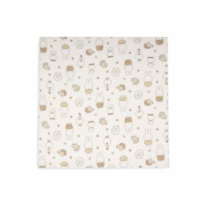 Lot de 3 langes gaze de coton 70 x 70 cm miffy family farm Jollein