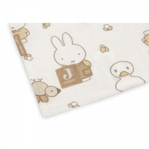 Lot de 2 langes gaze de coton 115x115 cm miffy family farm Jollein