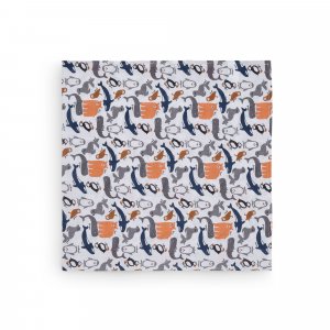 Lot de 2 langes gaze de coton 115 x 115 cm polar Jollein