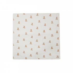 Lot de 2 langes gaze de coton 115 x 115 cm teddy bear Jollein