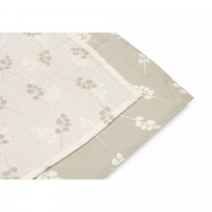 Lot de 2 langes gaze de coton 115 x 115 cm twig olive Jollein