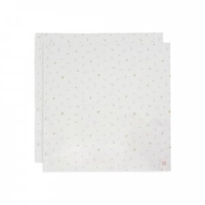 Lot de 2 langes gaze de coton 115 x 115 cm lovely birds Jollein
