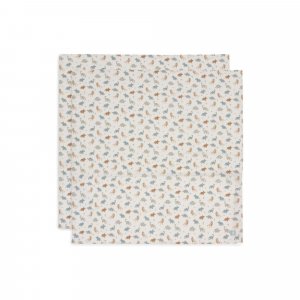 Lot de 2 langes gaze de coton 115 x 115 cm roarsome Jollein