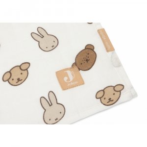 Lot de 2 langes gaze de coton 115x115 cm miffy and friends Jollein