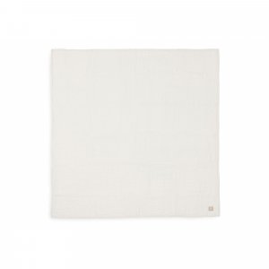 Lot de 2 langes gaze de coton 115 x 115 cm biscuit & ivoire Jollein