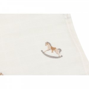 Lot de 3 langes en coton 31 x 31 cm nostalgic ride Jollein