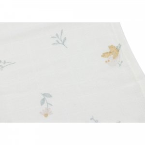 Lot de 3 langes en coton 31 x 31 cm lovely birds Jollein