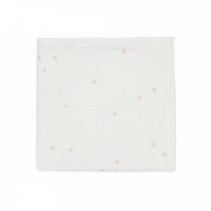 Lot de 3 langes en coton 31 x 31 cm twinkling wild rose Jollein