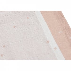 Lot de 3 langes en coton 31 x 31 cm twinkling wild rose Jollein