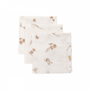 Lot de 3 langes en coton 31 x 31 cm riverside Jollein