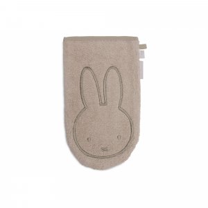 Gant de toilette en éponge miffy Jollein